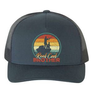 Reel Cool Brother Gift Retro Fishing Family Funny Gift Yupoong Adult 5-Panel Trucker Hat