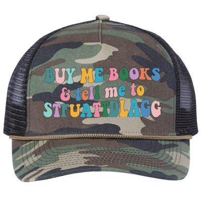 Retro Cute Booktok Buy Me Books And Tell Me Stfuattdlagg Retro Rope Trucker Hat Cap