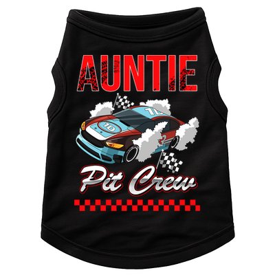 Race Car Birthday Party Racing Family Auntie Pit Crew Doggie Tank