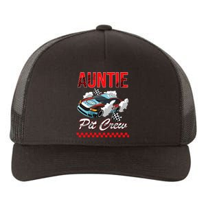 Race Car Birthday Party Racing Family Auntie Pit Crew Yupoong Adult 5-Panel Trucker Hat