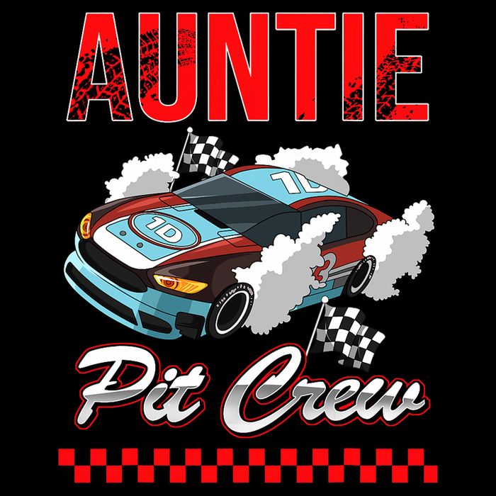 Race Car Birthday Party Racing Family Auntie Pit Crew Impact Tech Backpack