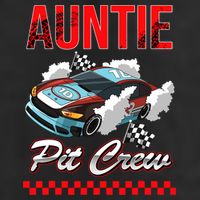 Race Car Birthday Party Racing Family Auntie Pit Crew 11oz C Handle Ceramic Mug