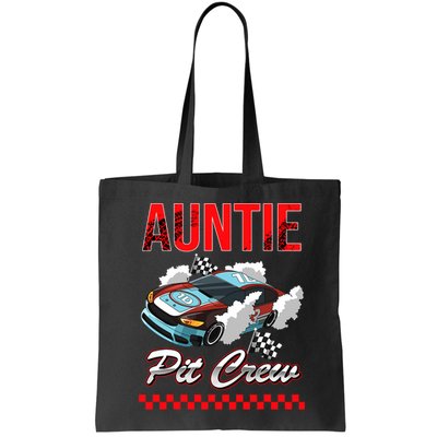 Race Car Birthday Party Racing Family Auntie Pit Crew Bag