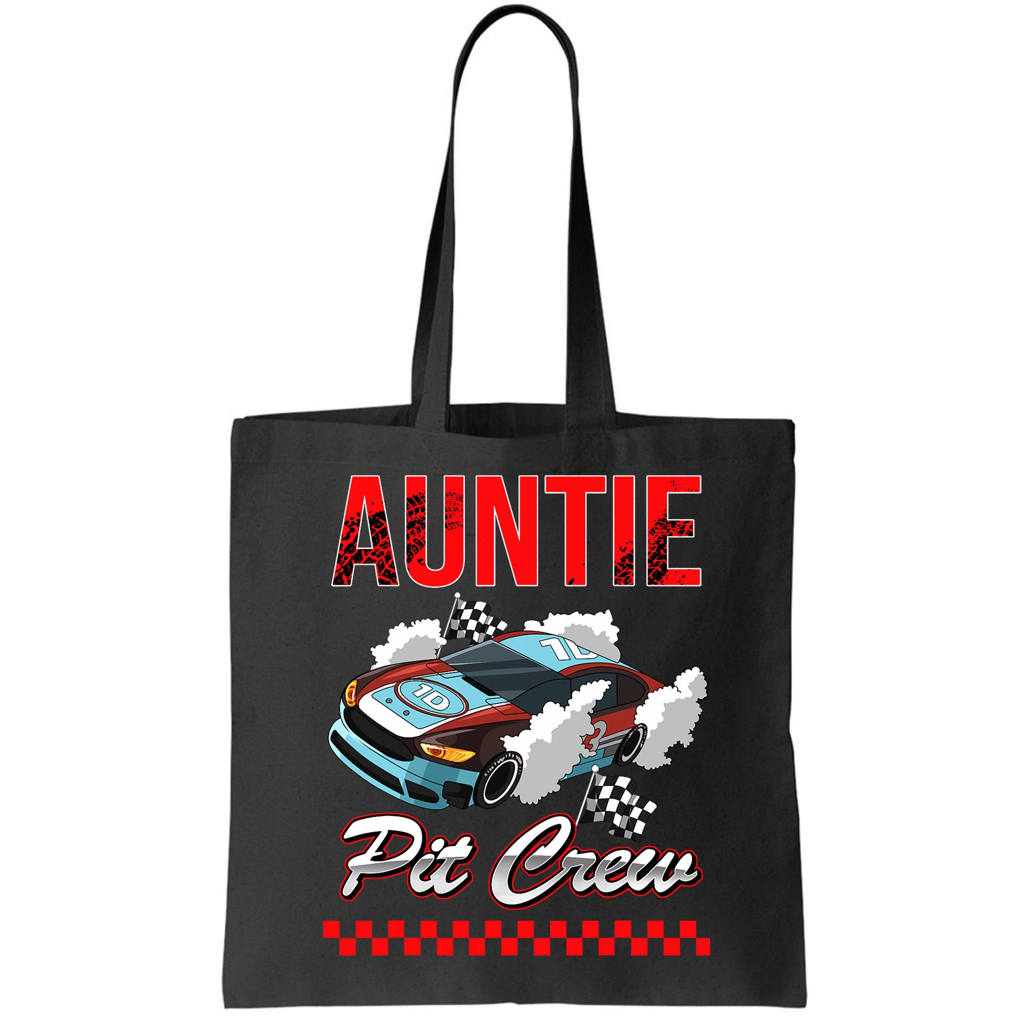 Race Car Birthday Party Racing Family Auntie Pit Crew Bag