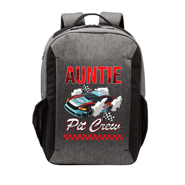 Race Car Birthday Party Racing Family Auntie Pit Crew Vector Backpack
