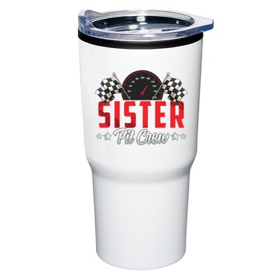 Race Car Birthday Party Racing Family Sister Pit Crew Tumbler