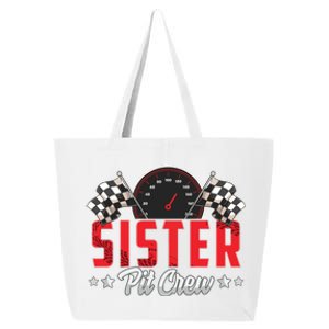 Race Car Birthday Party Racing Family Sister Pit Crew 25L Jumbo Tote