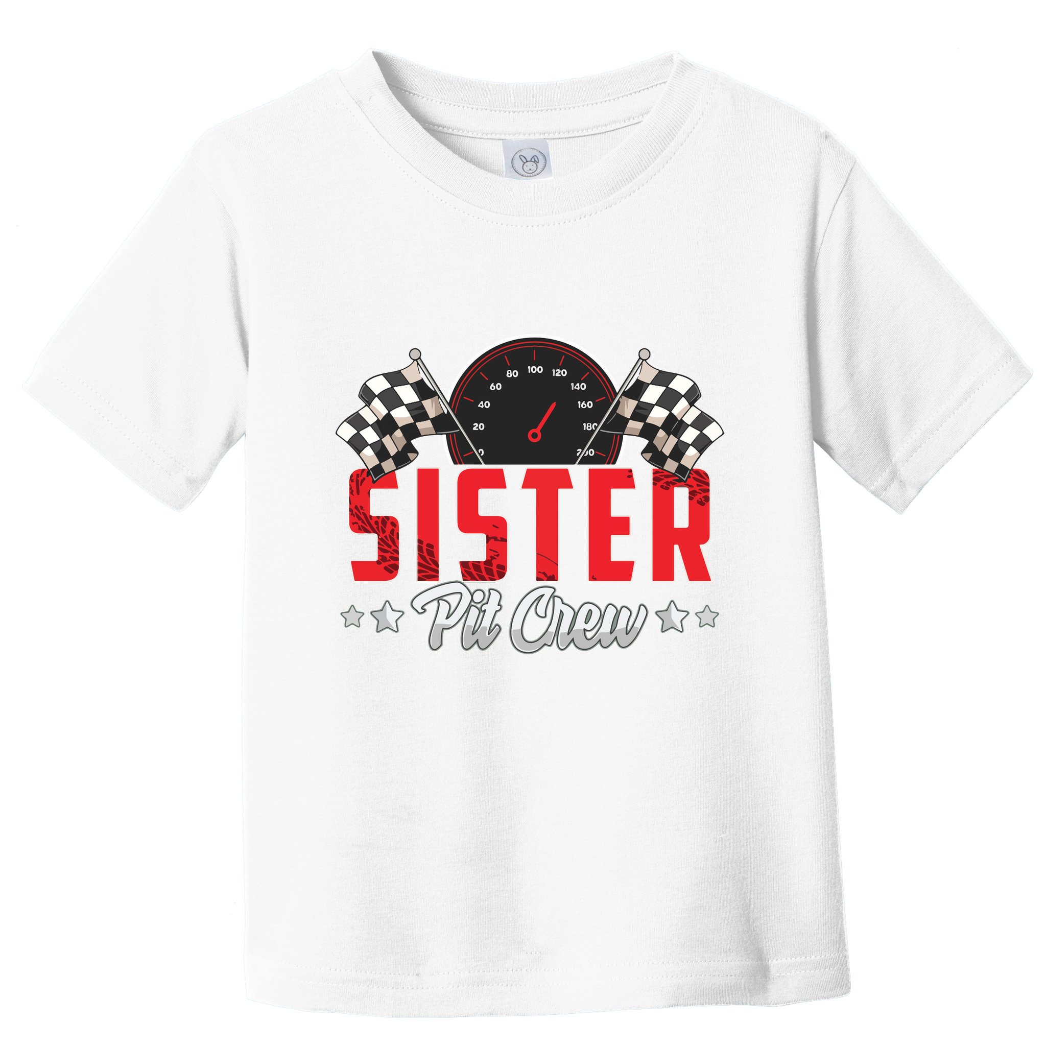 Race Car Birthday Party Racing Family Sister Pit Crew Toddler T-Shirt