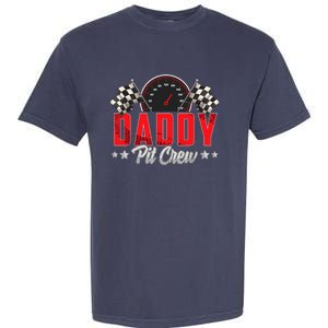 Race Car Birthday Party Racing Family Daddy Pit Crew Garment-Dyed Heavyweight T-Shirt