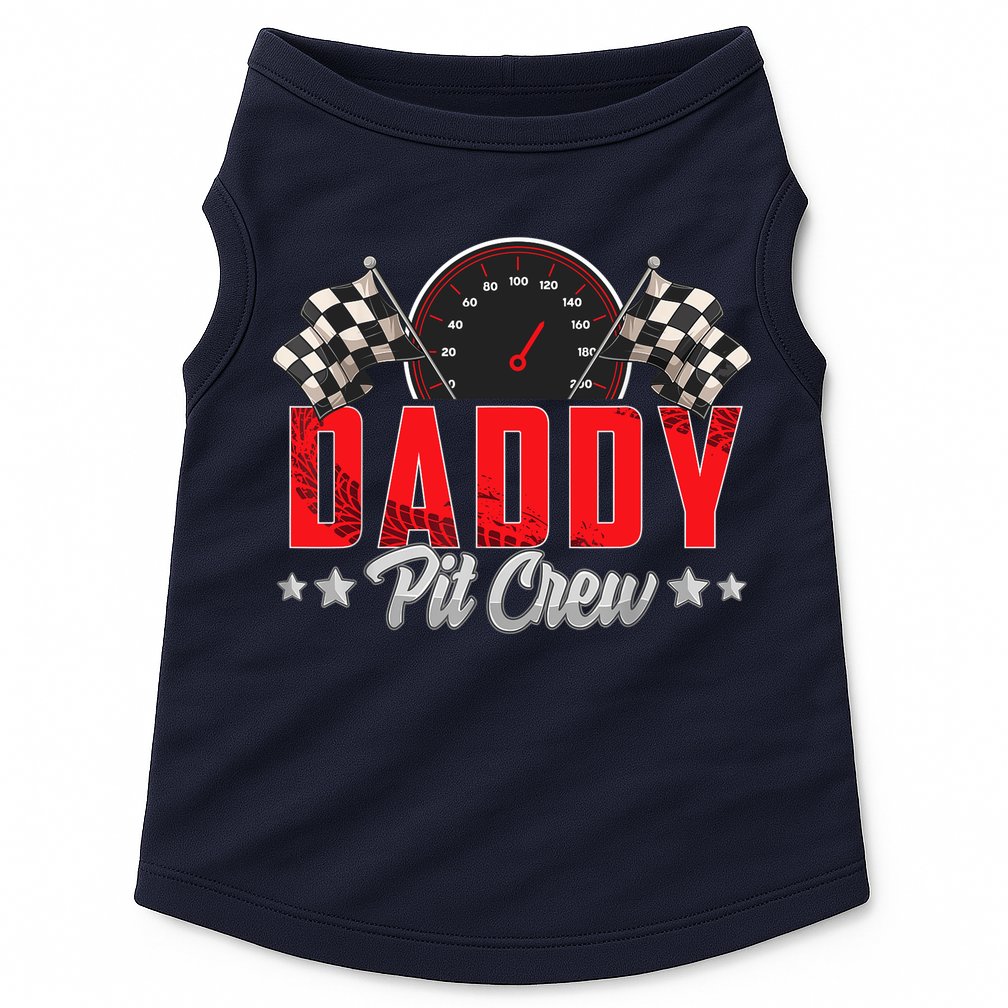 Race Car Birthday Party Racing Family Daddy Pit Crew Doggie Tank