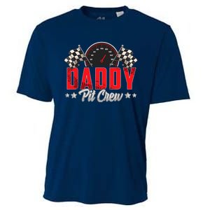 Race Car Birthday Party Racing Family Daddy Pit Crew Cooling Performance Crew T-Shirt