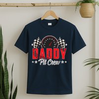 Race Car Birthday Party Racing Family Daddy Pit Crew T-Shirt