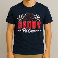 Race Car Birthday Party Racing Family Daddy Pit Crew T-Shirt
