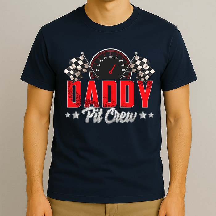 Race Car Birthday Party Racing Family Daddy Pit Crew T-Shirt