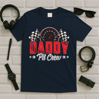 Race Car Birthday Party Racing Family Daddy Pit Crew T-Shirt