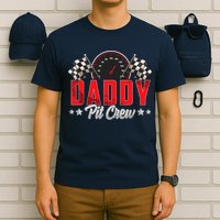 Race Car Birthday Party Racing Family Daddy Pit Crew T-Shirt