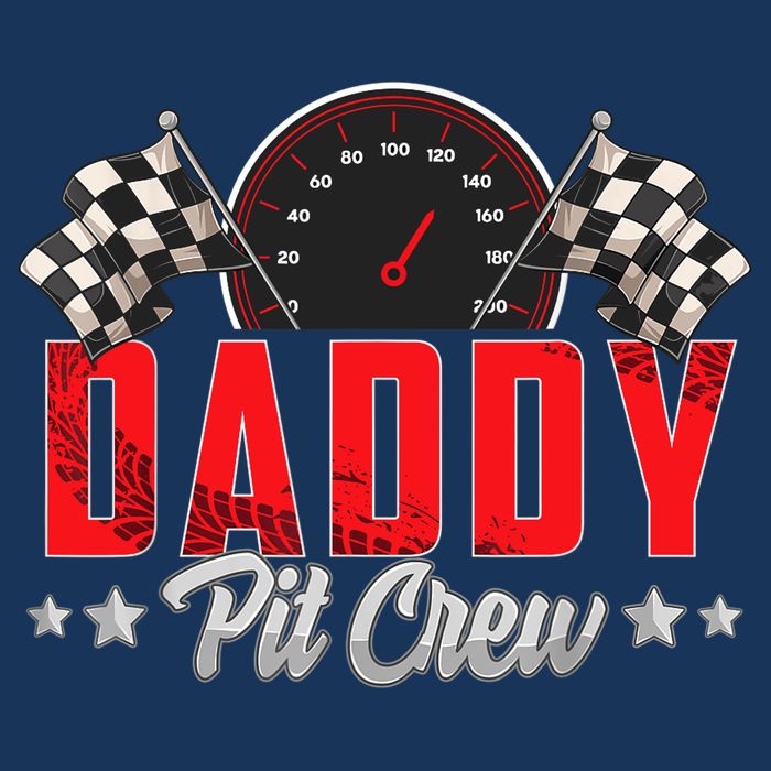 Race Car Birthday Party Racing Family Daddy Pit Crew T-Shirt