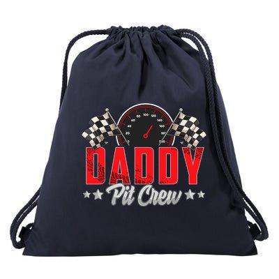 Race Car Birthday Party Racing Family Daddy Pit Crew Drawstring Bag