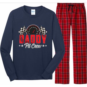 Race Car Birthday Party Racing Family Daddy Pit Crew Long Sleeve Pajama Set