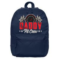 Race Car Birthday Party Racing Family Daddy Pit Crew 16 in Basic Backpack