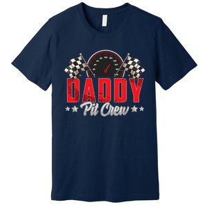 Race Car Birthday Party Racing Family Daddy Pit Crew Premium T-Shirt