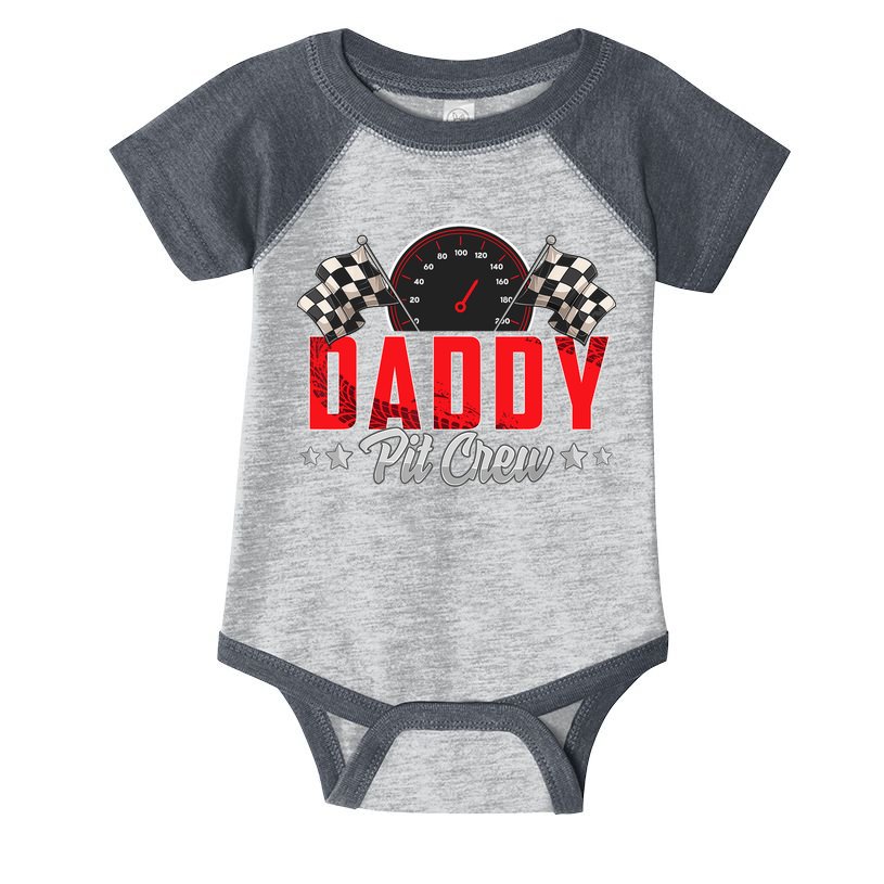 Race Car Birthday Party Racing Family Daddy Pit Crew Infant Baby Jersey Bodysuit