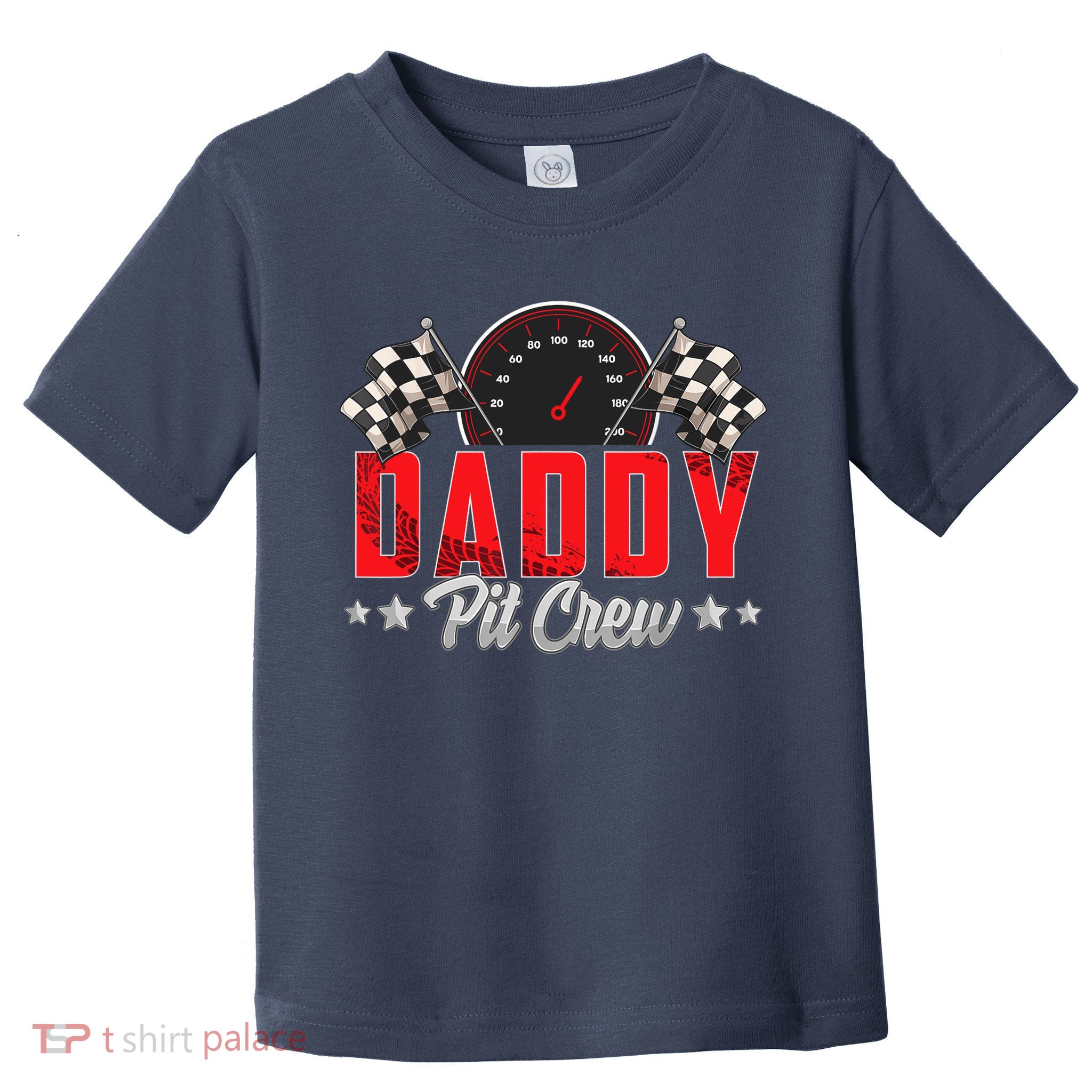 Race Car Birthday Party Racing Family Daddy Pit Crew Toddler T-Shirt