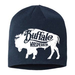 Retro Cute Buffalo Silhouette Bison Whisperer Tee Sustainable Beanie