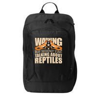 Reptiles Cute Bearded Dragon City Backpack