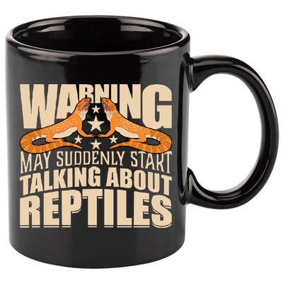Reptiles Cute Bearded Dragon 11oz C Handle Ceramic Mug