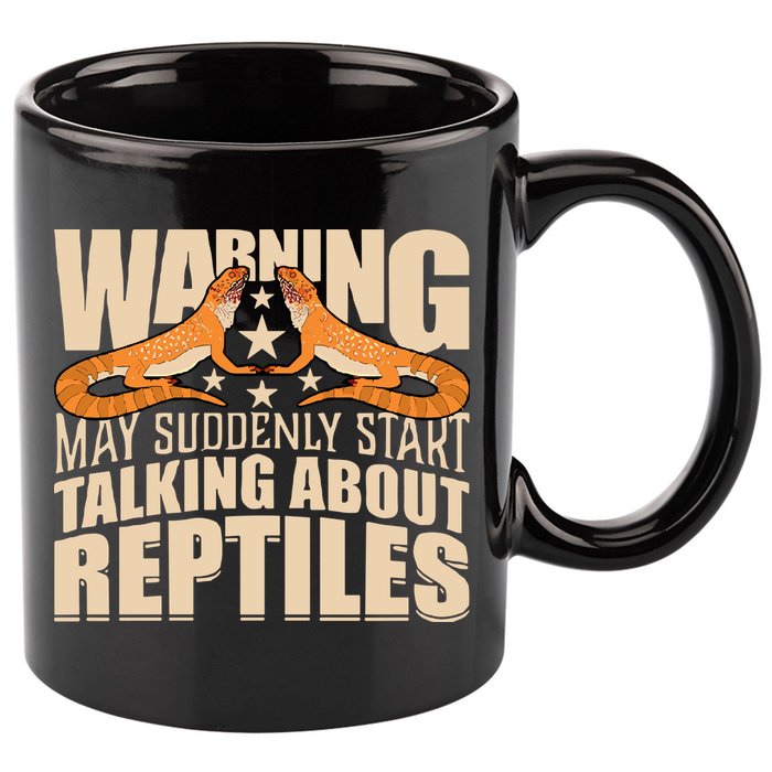 Reptiles Cute Bearded Dragon 11oz C Handle Ceramic Mug