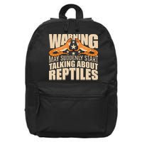 Reptiles Cute Bearded Dragon 16 in Basic Backpack