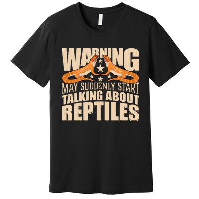 Reptiles Cute Bearded Dragon Premium T-Shirt