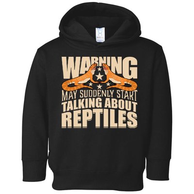 Reptiles Cute Bearded Dragon Toddler Hoodie