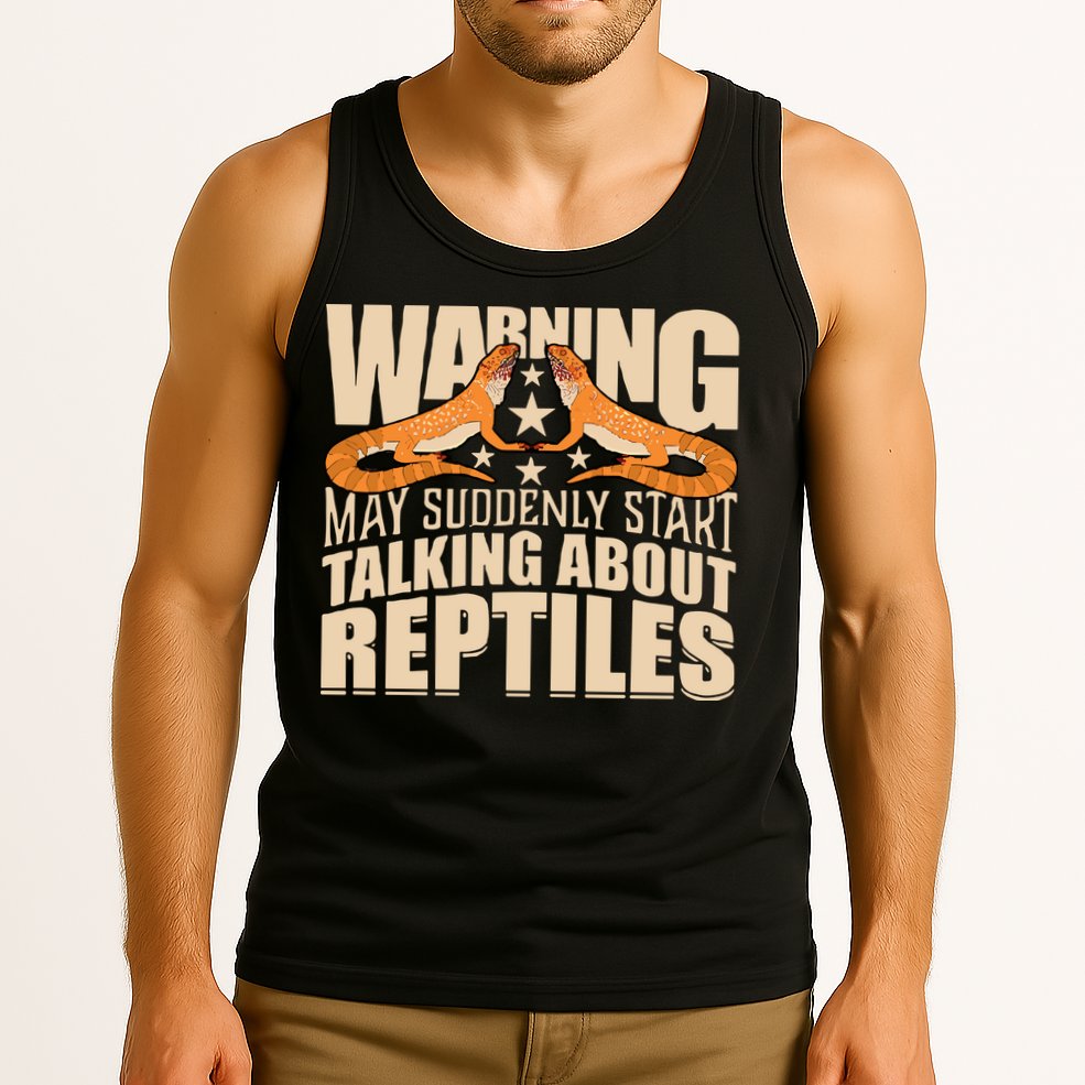 Reptiles Cute Bearded Dragon Tank Top