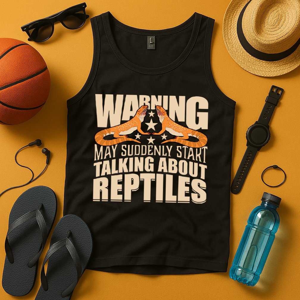 Reptiles Cute Bearded Dragon Tank Top
