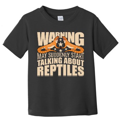 Reptiles Cute Bearded Dragon Toddler T-Shirt