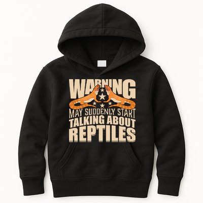 Reptiles Cute Bearded Dragon Kids Hoodie