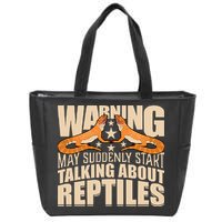 Reptiles Cute Bearded Dragon Zip Tote Bag