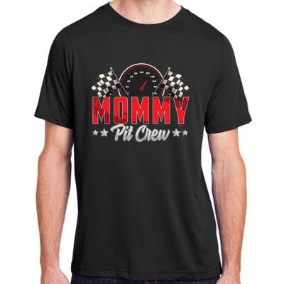 Race Car Birthday Party Racing Family Mommy Pit Crew Adult ChromaSoft Performance T-Shirt