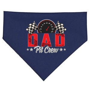 Race Car Birthday Party Racing Family Dad Pit Crew USA-Made Doggie Bandana