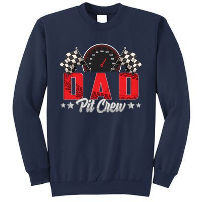 Race Car Birthday Party Racing Family Dad Pit Crew Sweatshirt