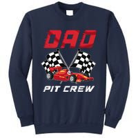 Race Car Birthday Party Racing Family Dad Pit Crew Sweatshirt