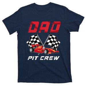 Race Car Birthday Party Racing Family Dad Pit Crew T-Shirt