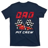 Race Car Birthday Party Racing Family Dad Pit Crew T-Shirt