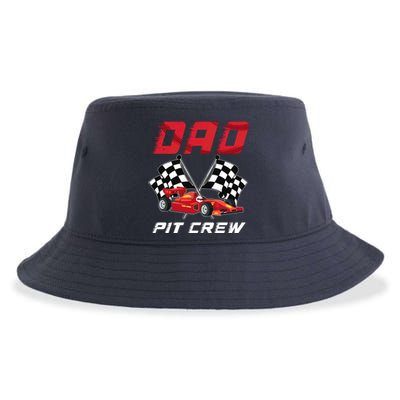 Race Car Birthday Party Racing Family Dad Pit Crew Sustainable Bucket Hat