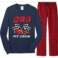 Race Car Birthday Party Racing Family Dad Pit Crew Long Sleeve Pajama Set