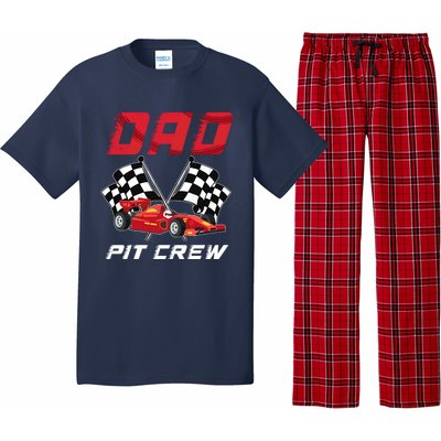 Race Car Birthday Party Racing Family Dad Pit Crew Pajama Set