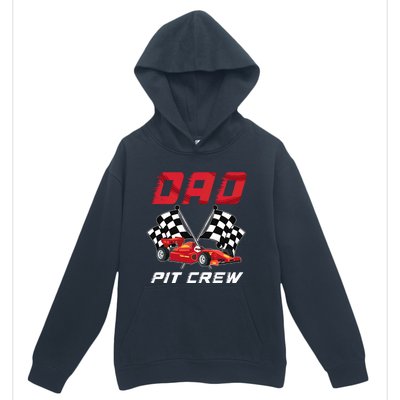 Race Car Birthday Party Racing Family Dad Pit Crew Urban Pullover Hoodie