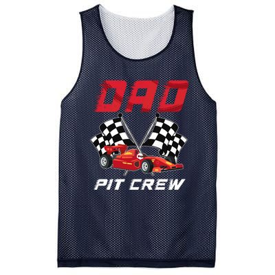 Race Car Birthday Party Racing Family Dad Pit Crew Mesh Reversible Basketball Jersey Tank